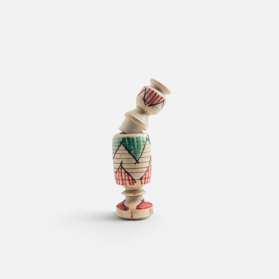  Hand Wooden Kohl Holder 
