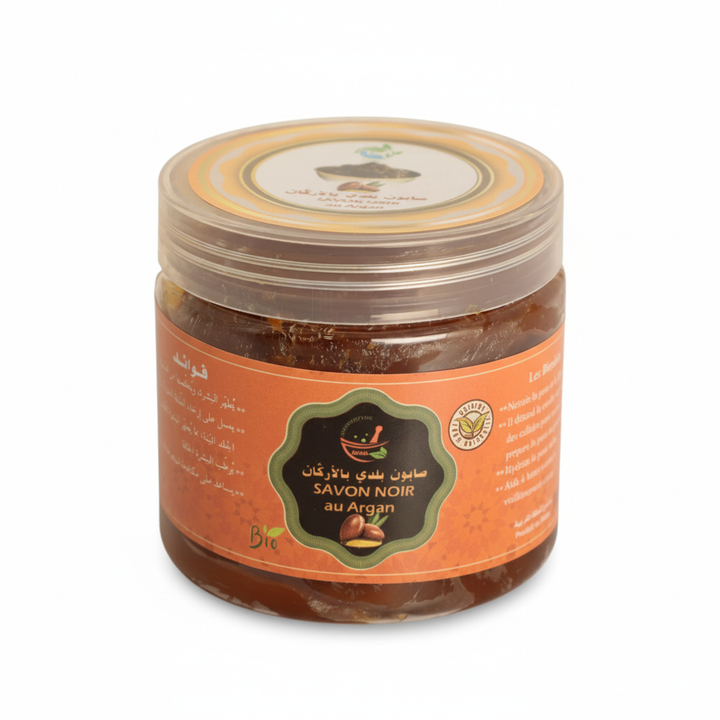 Moroccan Black Soap with Argan Oil 