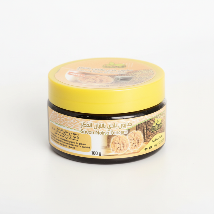 Moroccan Black Soap with Frankincense 