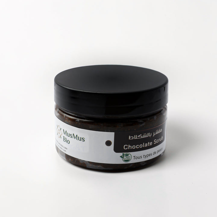 Moroccan Chocolate Face & Body Scrub – Natural