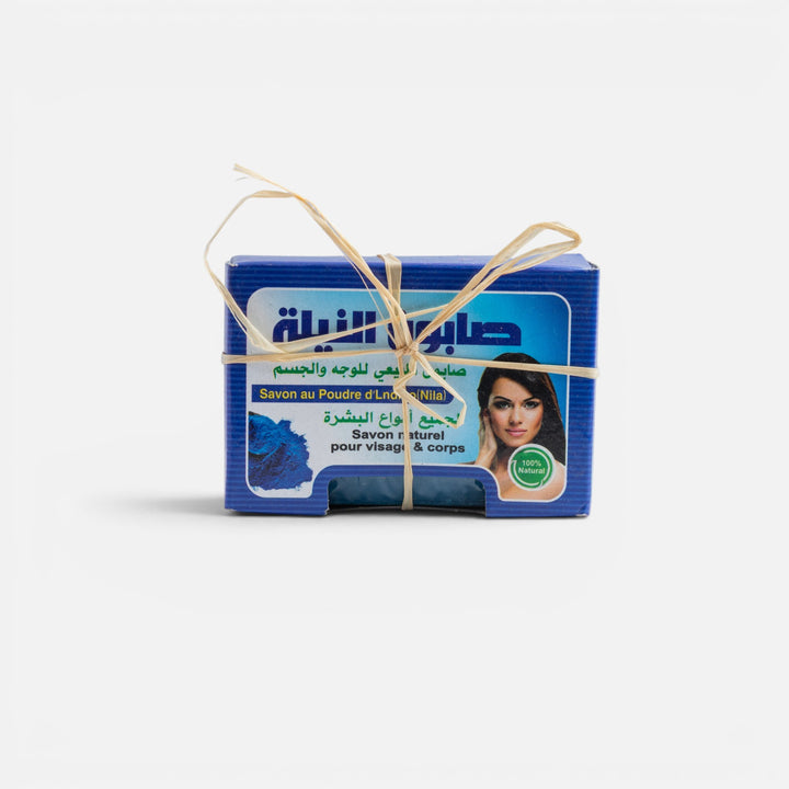 Moroccan Savon Poudre d'Indigo Nila - Natural Blue Soap Bar