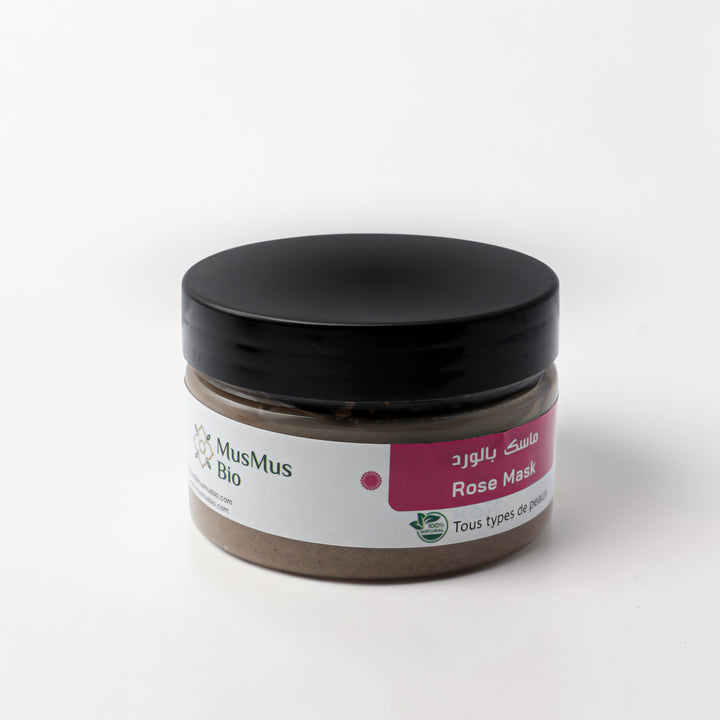 MusMus Bio Rose Face Mask – Natural Moroccan Clay