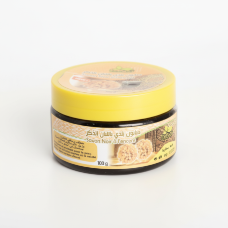 Moroccan Black Soap with Frankincense – Purifying Cleanser