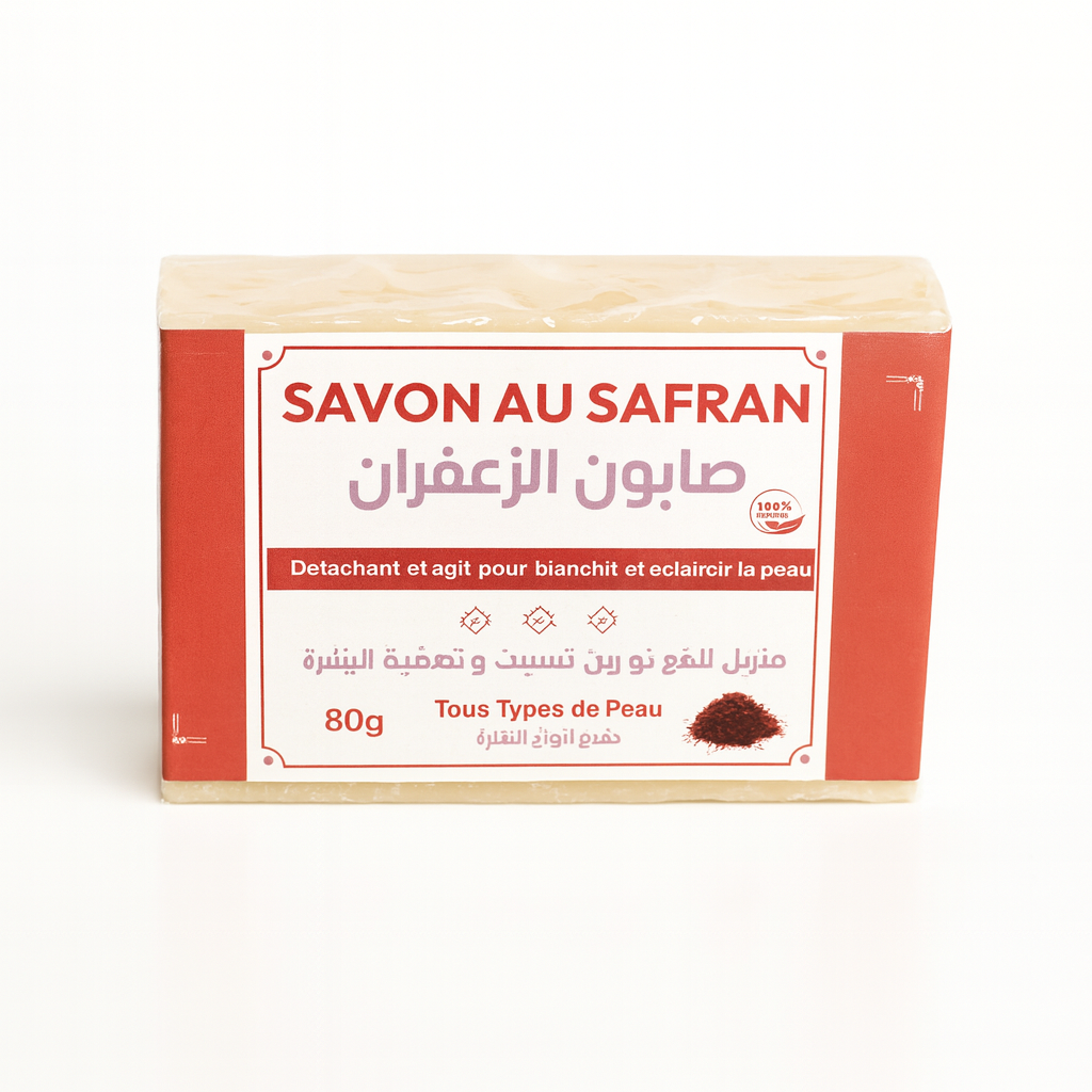 Moroccan Saffron Soap for Brightening & Even Skin Tone